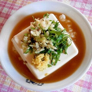 ３種の薬味で！豆腐の冷汁